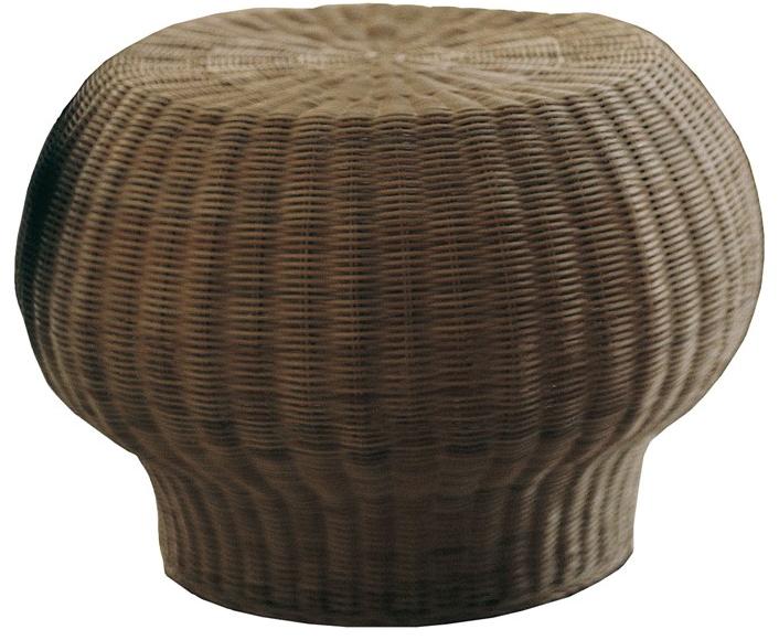 Gervasoni Низкий круглый плетеный журнальный столик Bell + bolla + corallo sun-id-1396970 - Вид №1