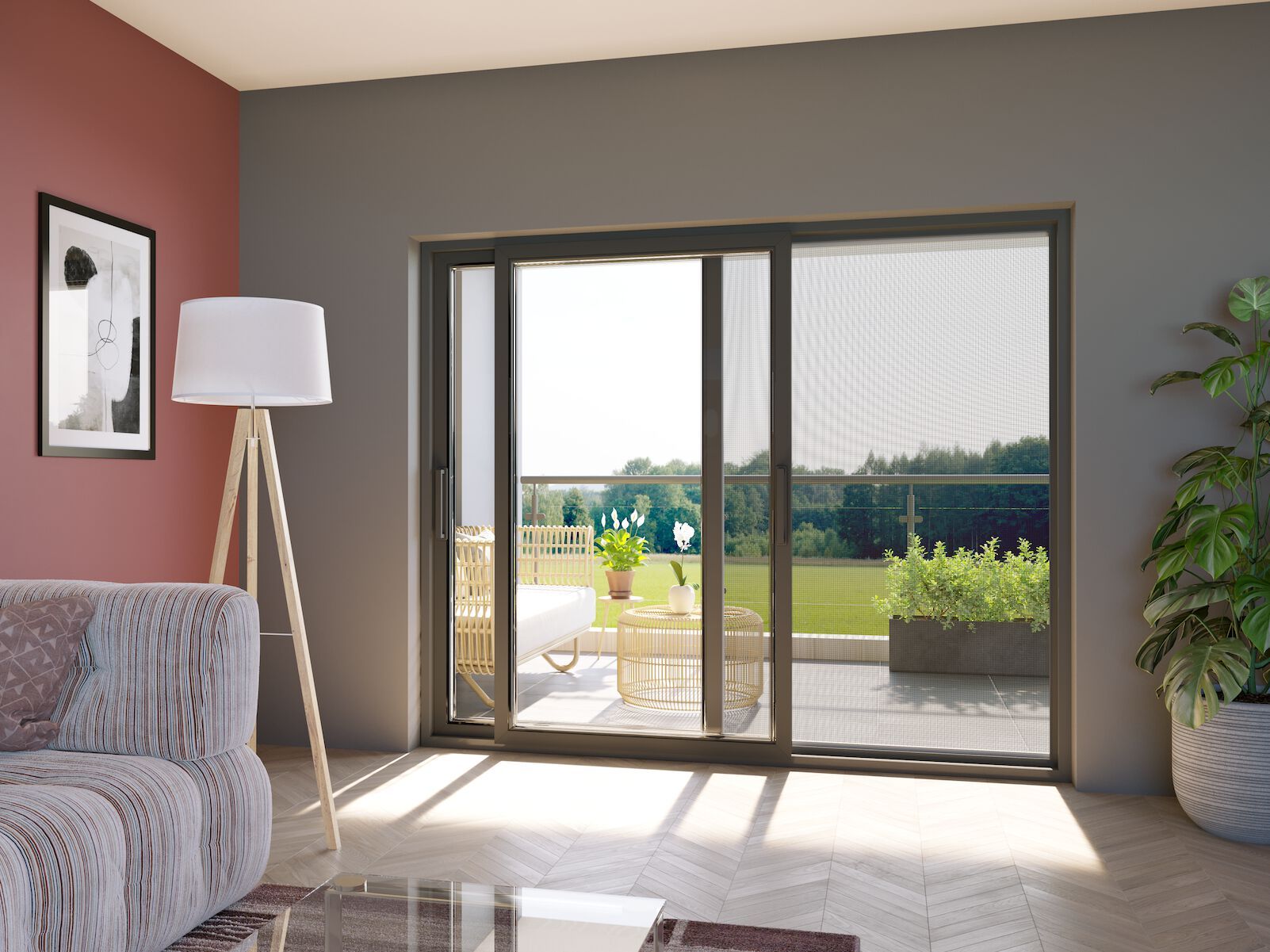 Раздвижные панели москитная сетка Mv Line противомоскитные сетки-створка / панель ARCH-00030382