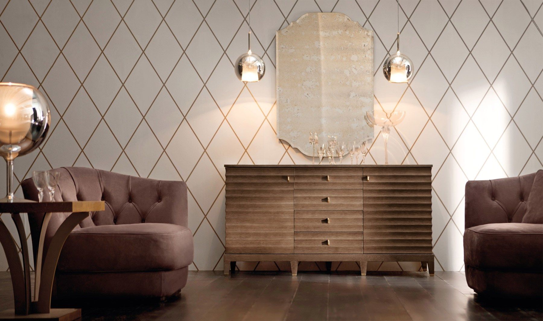 Настенное зеркало OPERA CONTEMPORARY MADDALENA ARCH-00074589 - Вид №1