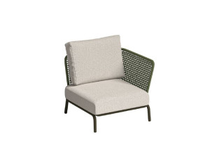 Алюминиевое угловое садовое кресло