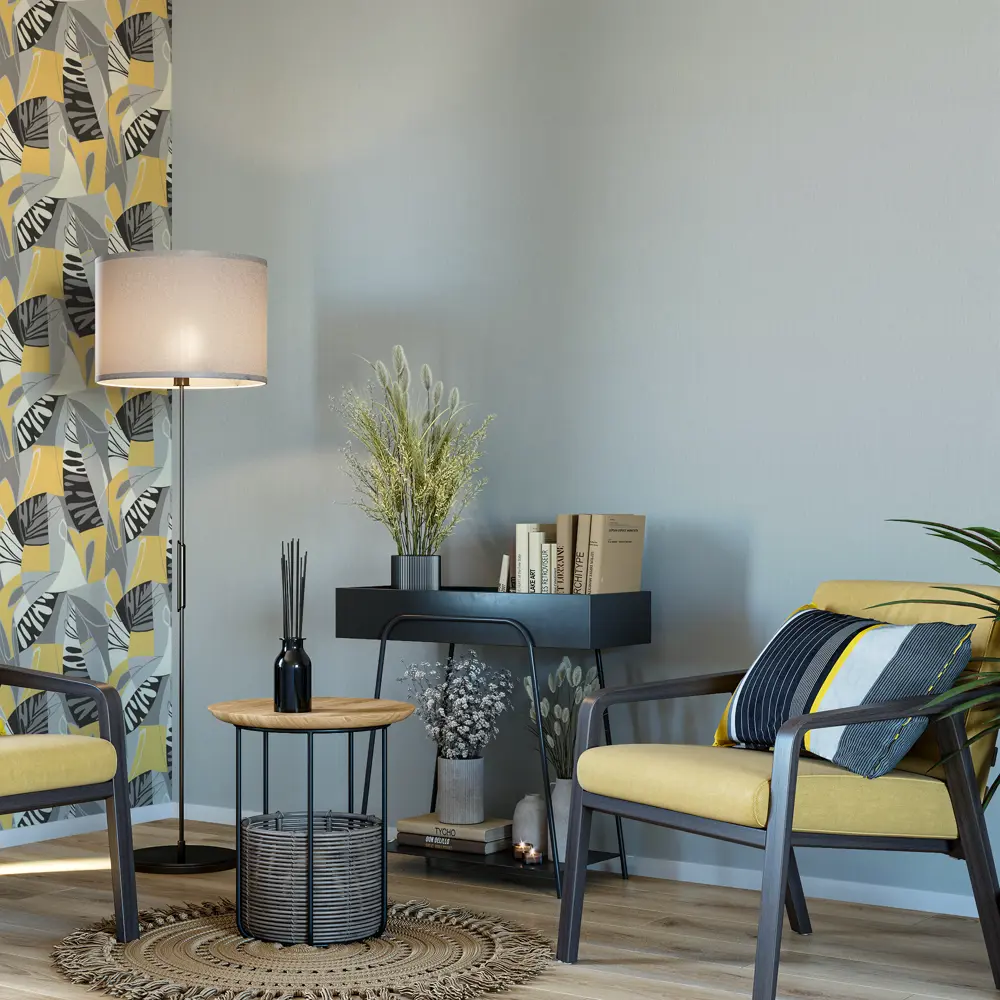 Обои флизелиновые Palitra Life Poezia серые 1.06 м PL72633-41 89447001 STLM-2135756 - Вид №5