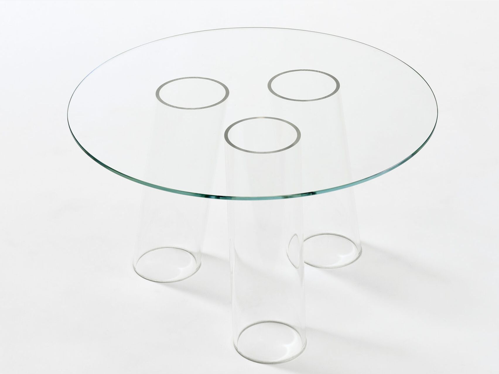 Стеклянный круглый журнальный столик LO Contemporary ELEPHANT IN A POND ARCH-00142777