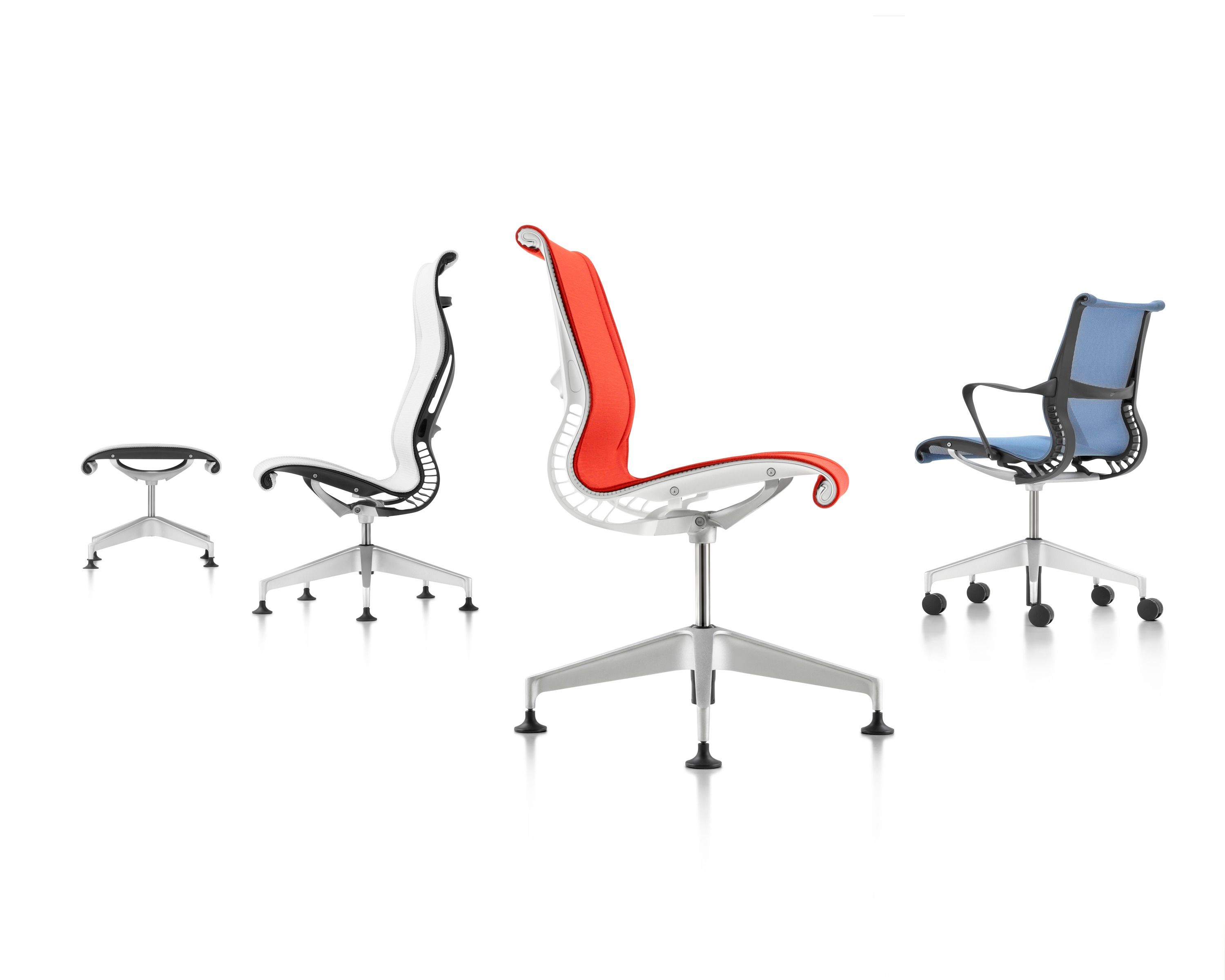 Сетчатое вращающееся офисное кресло с подлокотниками Herman Miller Setu ARCH-00041036 - Вид №4