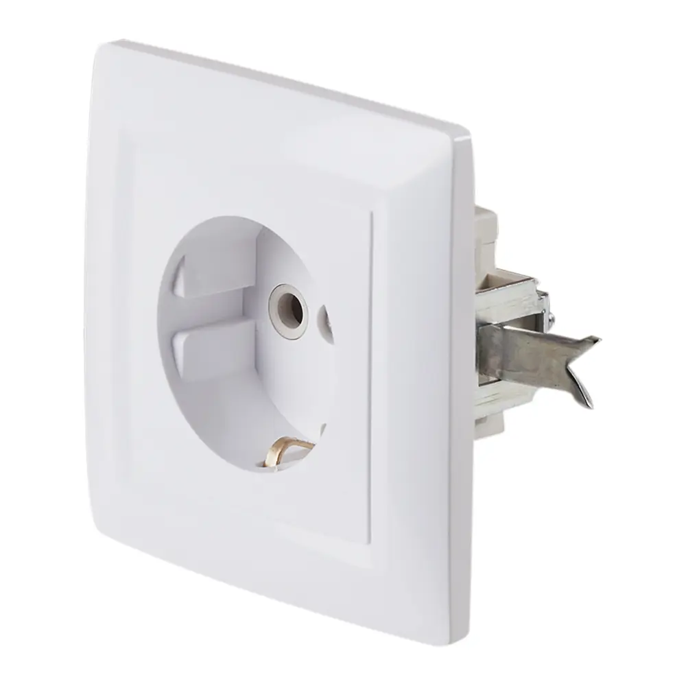 Розетка Reone с заземлением для скрытого монтажа 17823759 STLM-0008717 - Вид №1