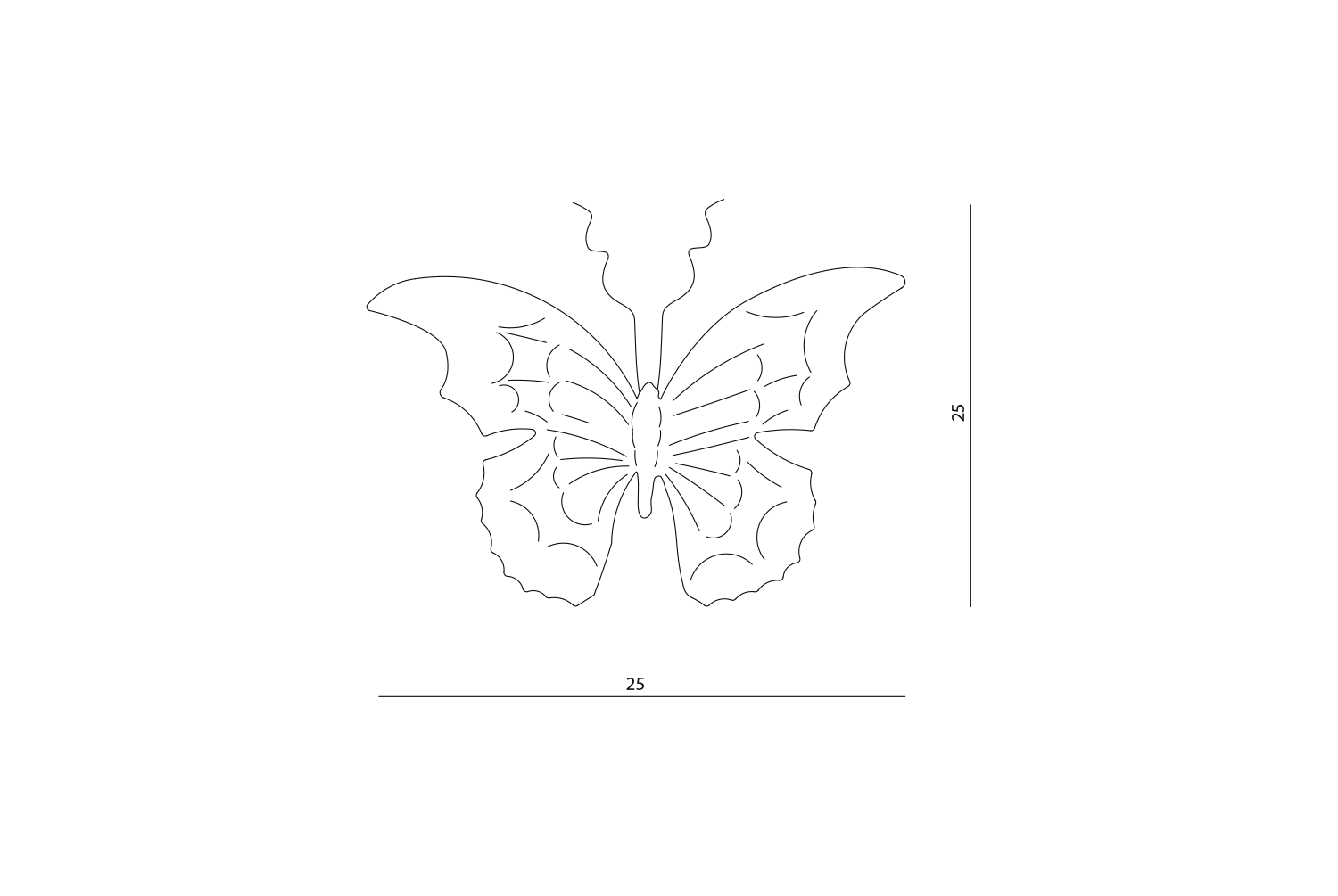 Vanessa Керамическая бабочка Visionnaire  - Вид №4