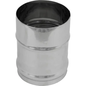 Переход дымоходный 110x115x0.5 мм нержавеющая сталь