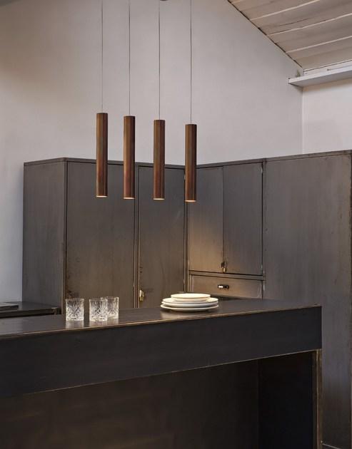 Olev Металлический светодиодный подвесной светильник Cylinder sun-id-1375335 - Вид №1