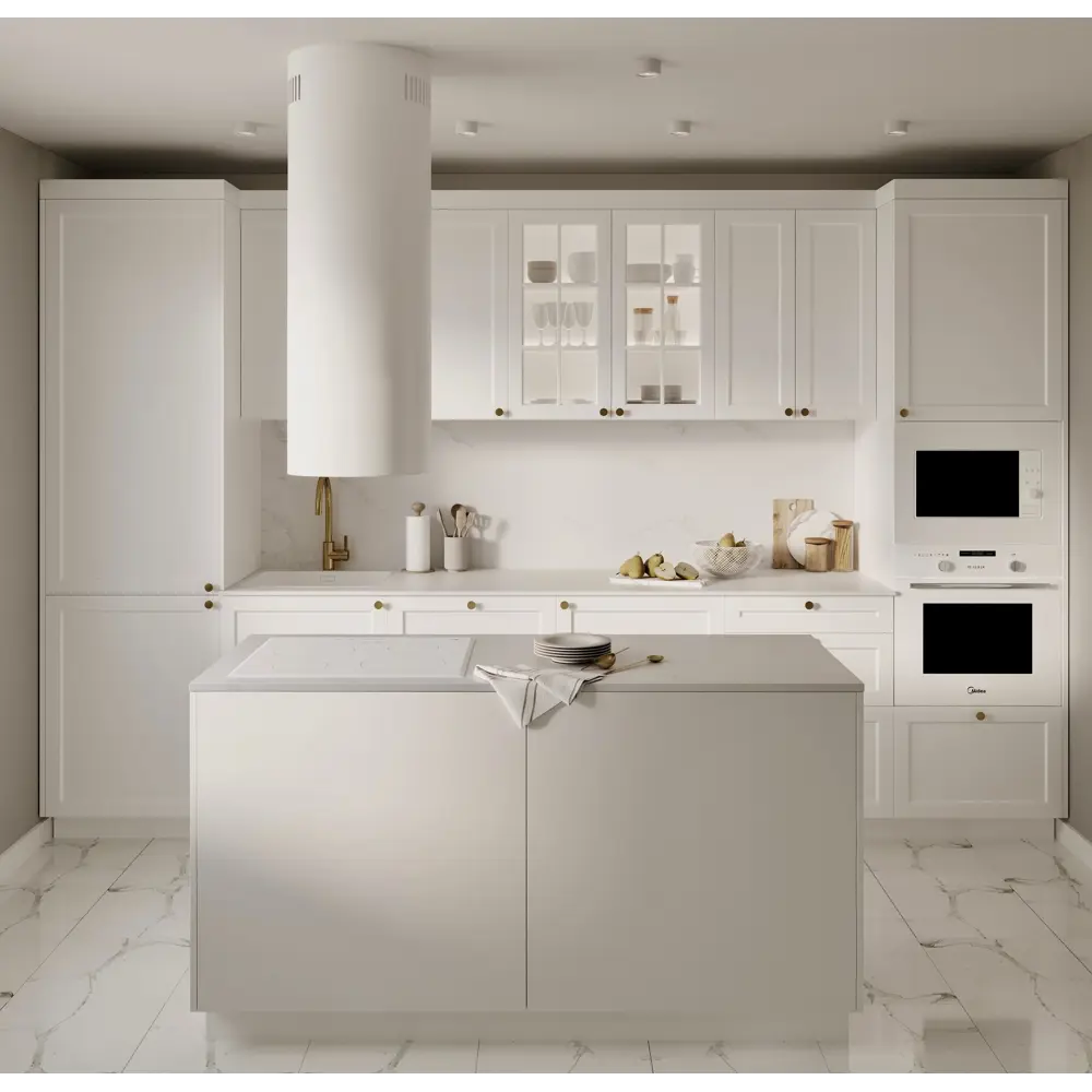 Фасад для кухни Ньюпорт Delinia ID 59.7×12.5 см матовый белый 82624902 STLM-0032114 - Вид №8
