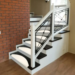 Коврик для ступеней полипропилен 25x65 см цвет белый