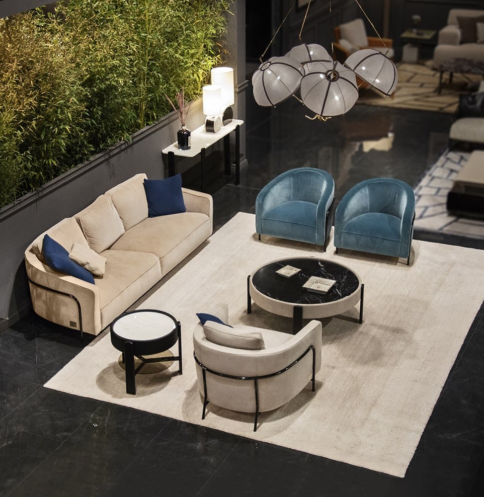 3-местный бархатный диван Formitalia ARCH-00044804 - Вид №4