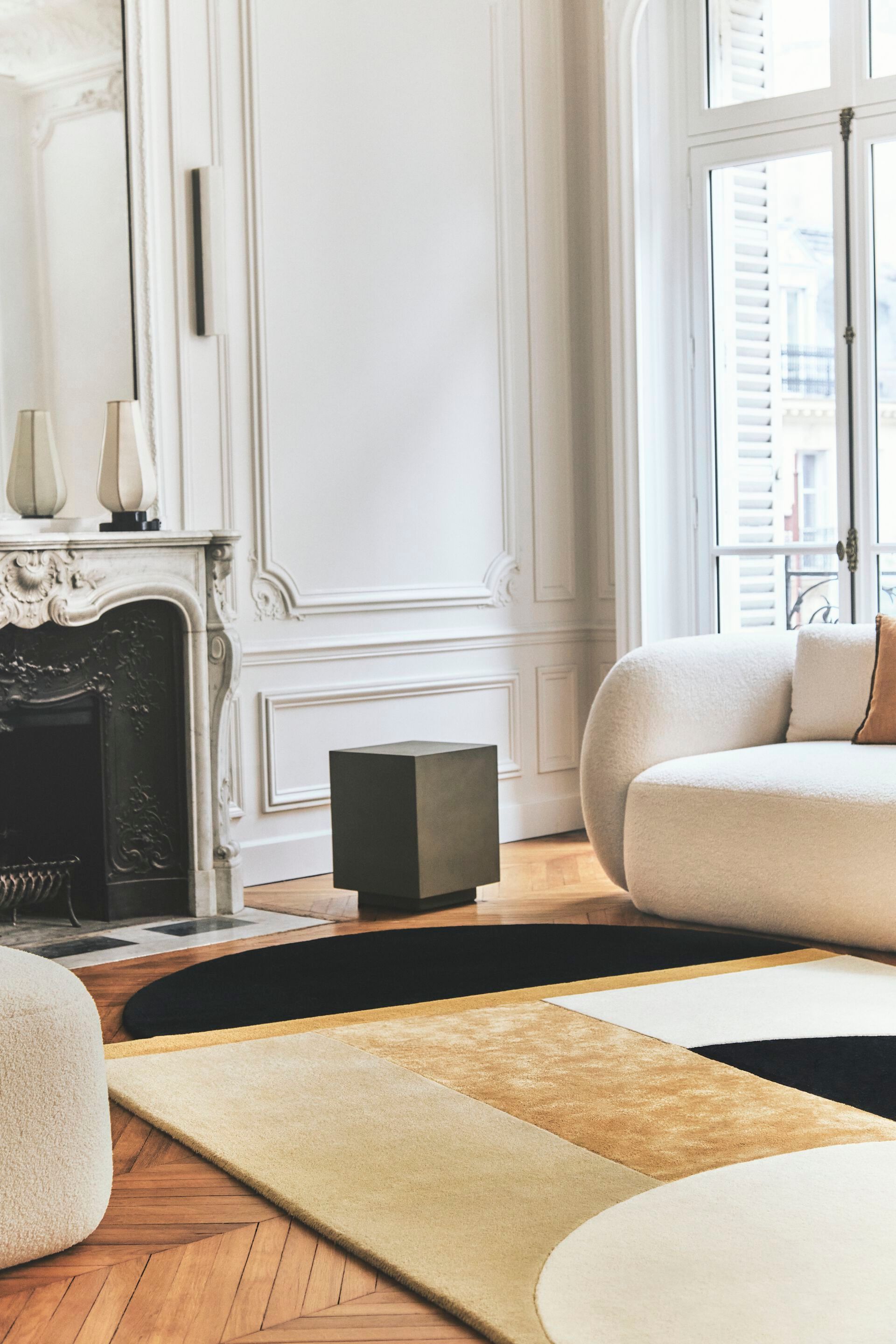 Шерстяной ковер с геометрическим рисунком Toulemonde Bochart BIJOUX ARCH-00014381