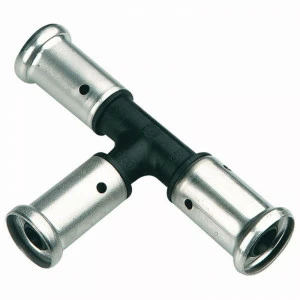 Тройник пресс PVDF HENCO 26х26х16