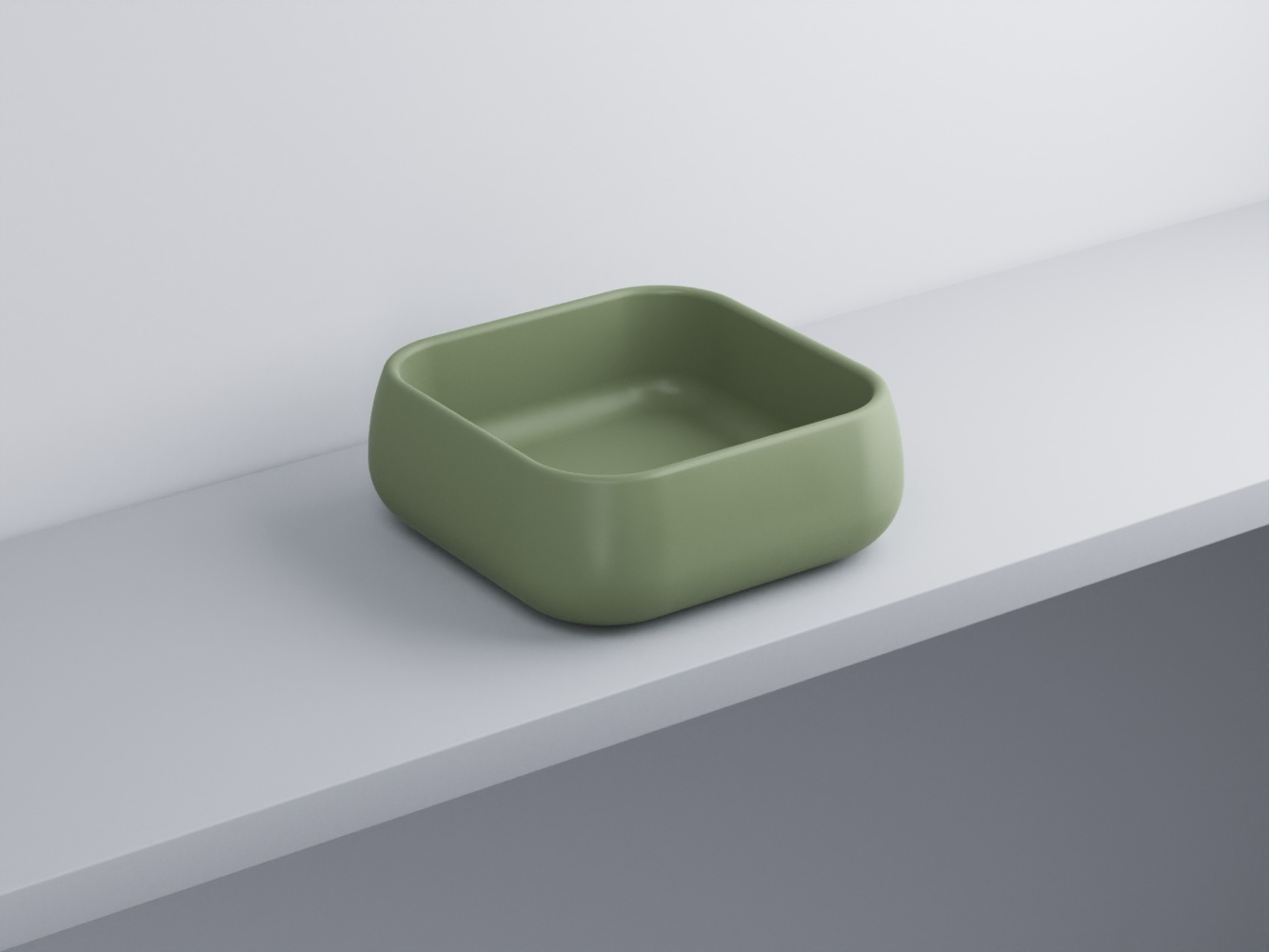 SHLAA40-AG Раковина накладная прямоугольная 40 cielo Shui Ceramica Cielo