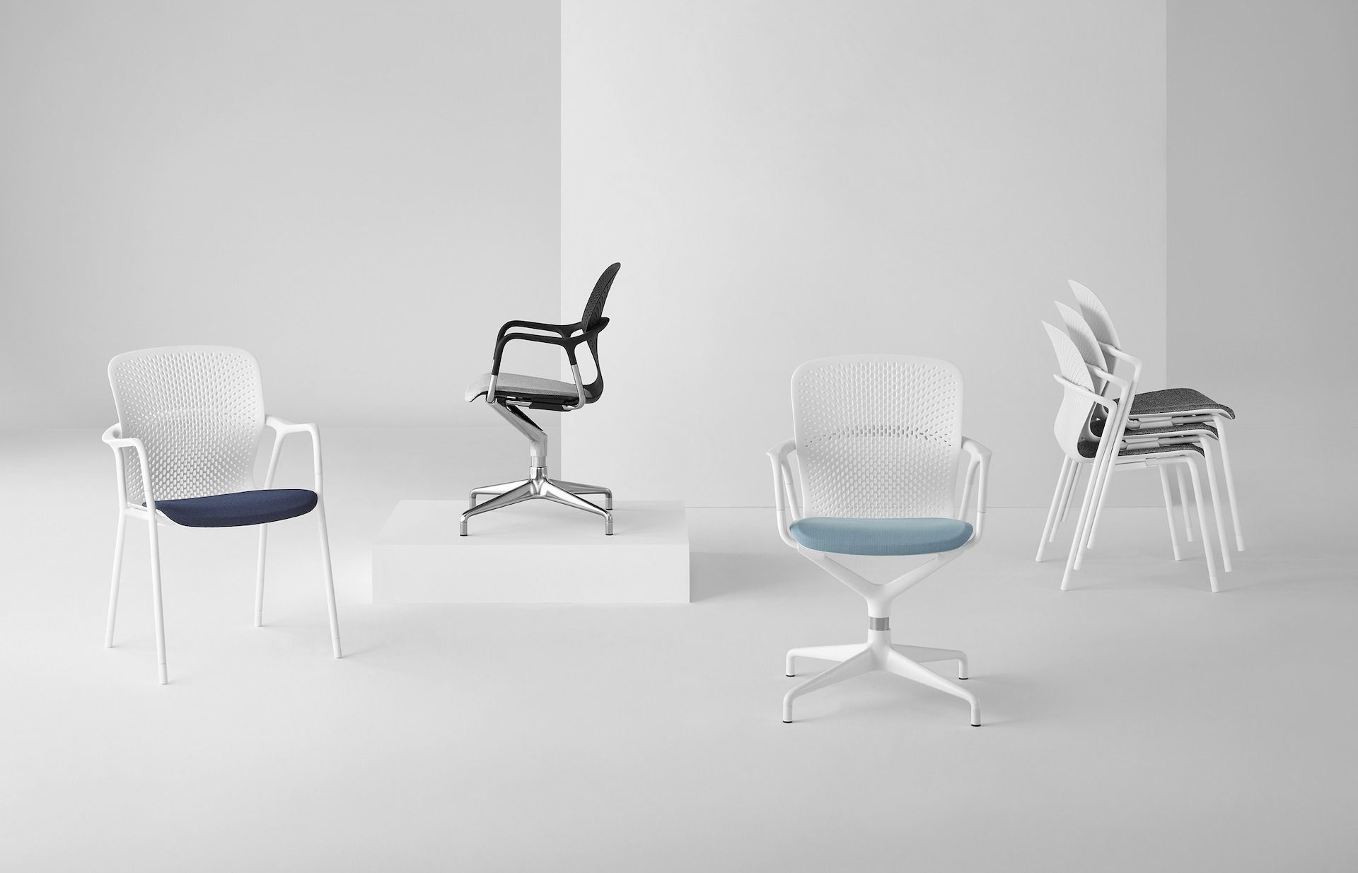 Штабелируемый стул с подлокотниками Herman Miller Keyn ARCH-00145587 - Вид №5