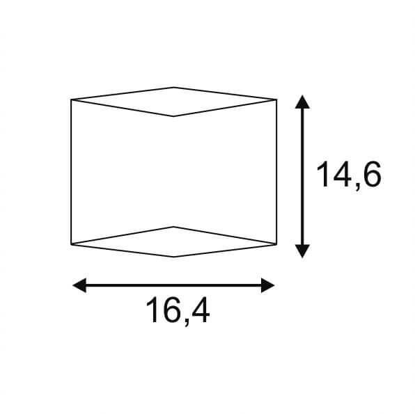 Бра настенное черное SLV Cariso WL-2 151710 SLV CARISO BLACK 00-3888772 Черный  - Вид №3