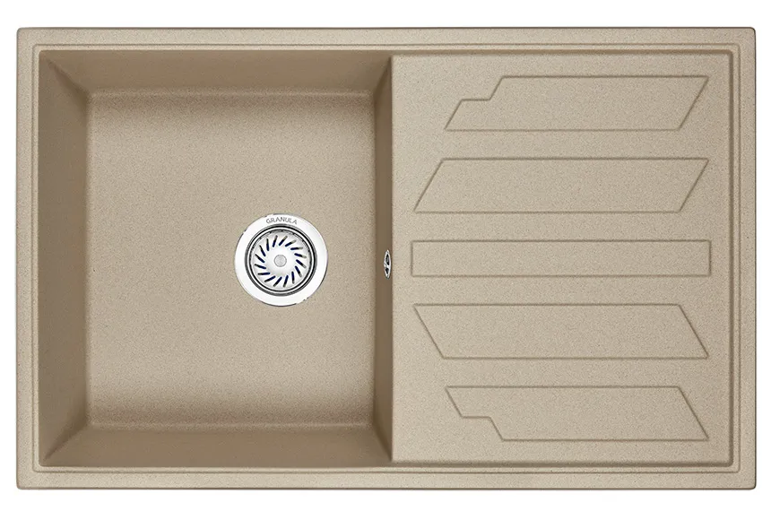 8002, ПЕСОК, кухонная мойка, кварц GRANULA 8002-ST223 - Вид №1