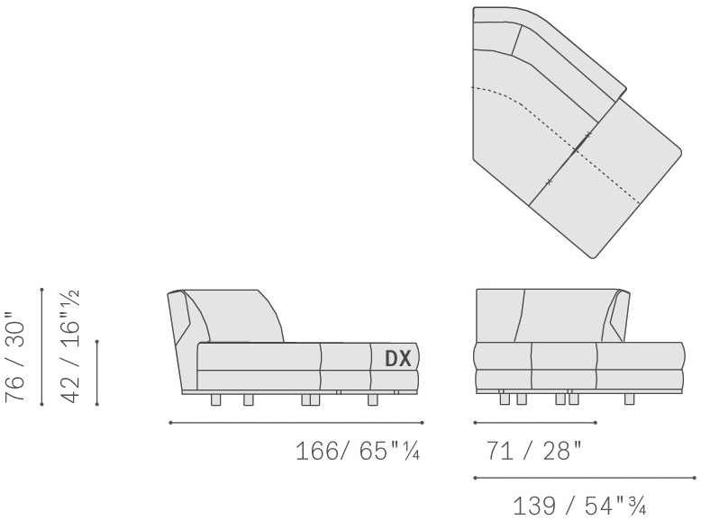Poltrona Frau Модульный тканевый диван La collezione - divani e poltrone sun-id-1451549 - Вид №17