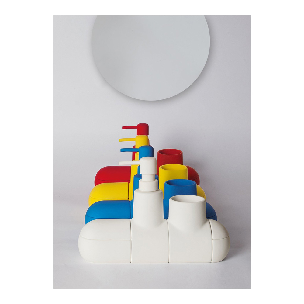 Органайзер для ванной Submarino белый Seletti 10696BIA - Вид №1