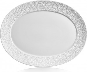 10663840 Meissen Блюдо Meissen "Королевский цвет. Белый бисквит" 30см Фарфор