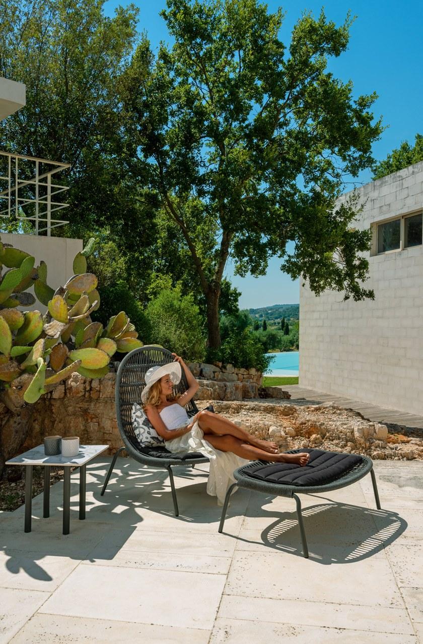 Talenti Подставка для ног прямоугольная веревочная Panama Panpof - Вид №4