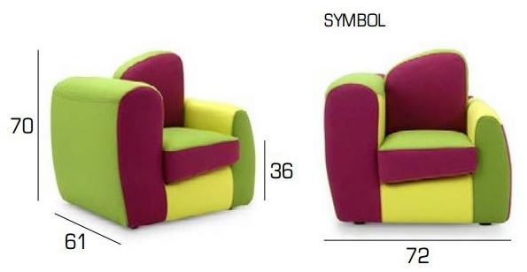 Adrenalina Кресло из ткани с подлокотниками Kids' collection sun-id-1416513 - Вид №4