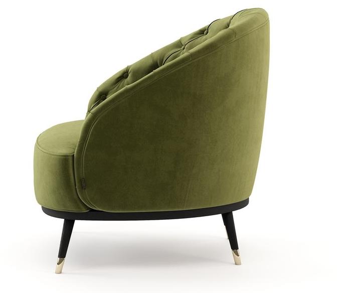 Laskasas Кресло из мягкой ткани с подлокотниками  Lk4430  - Вид №2