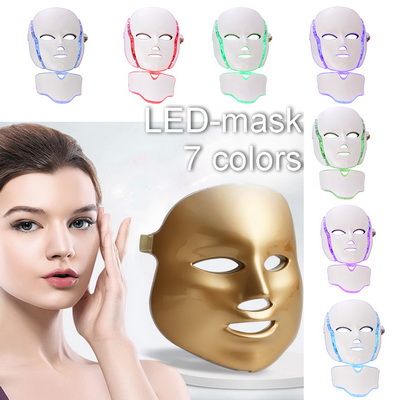 36709 Светодиодная LED маска для лица (7 цветов) Beauty Star  - Вид №1