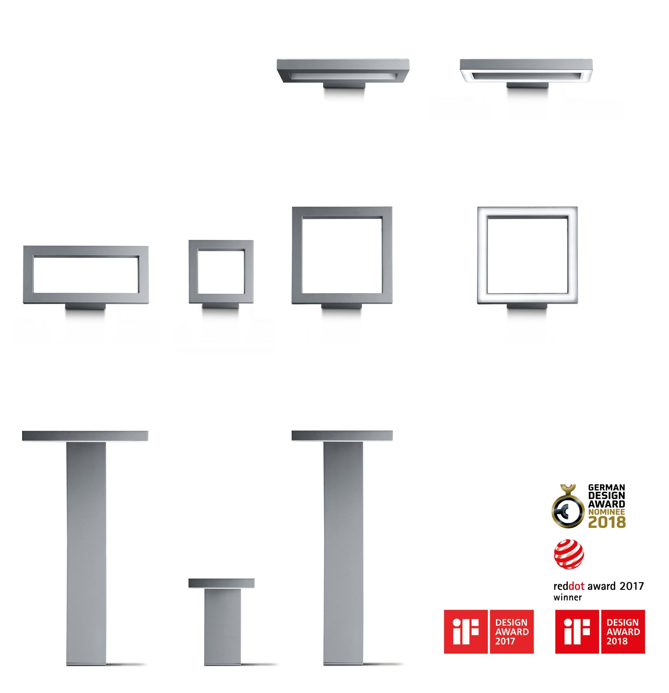 Алюминиевый светодиодный световой столб SIMES отделка ARCH-00100497