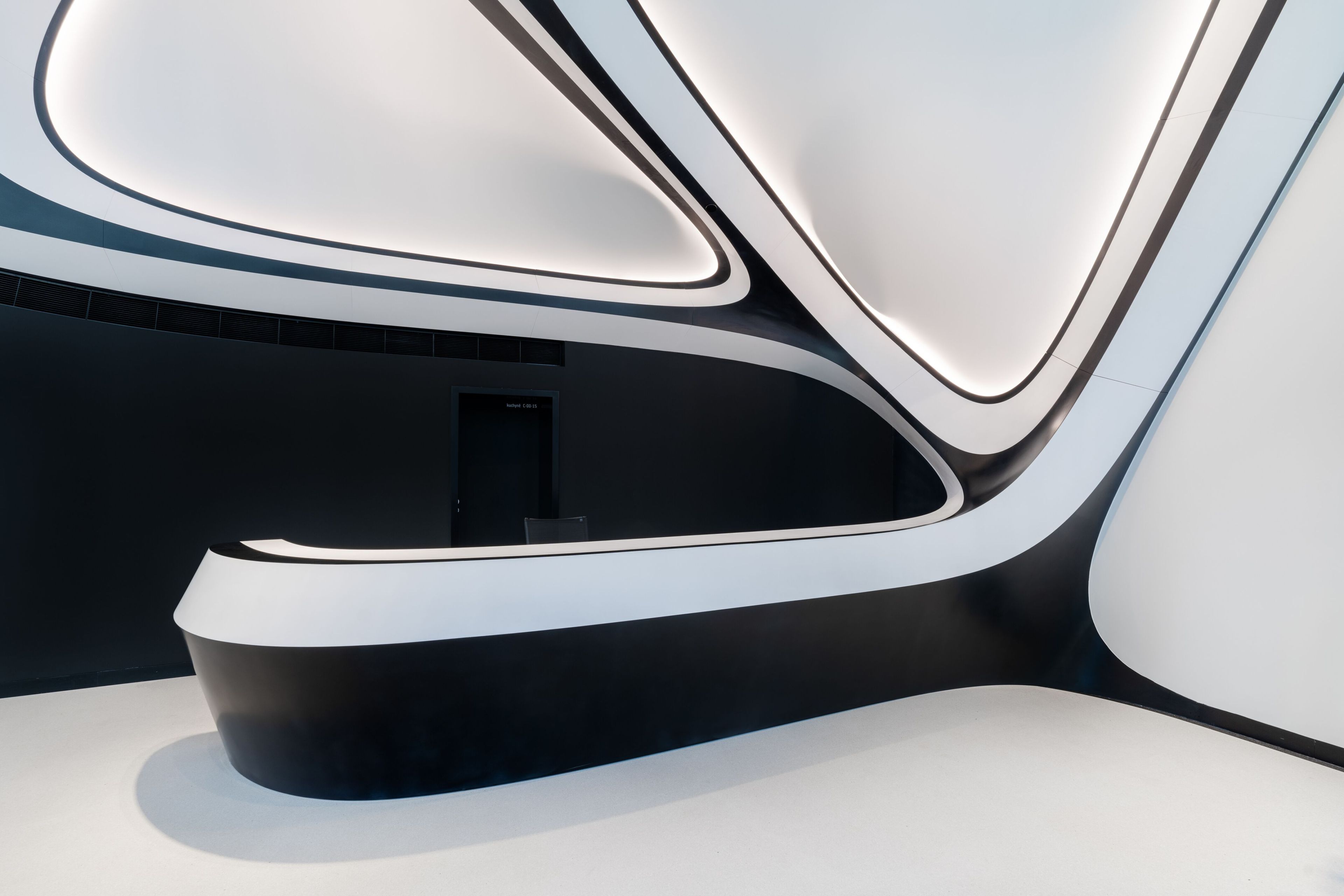 Внутренняя отделка Corian® AMOSDESIGN MASARYČKA LOBBY ARCH-00126954 - Вид №2