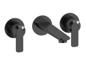 3 отверстия настенный смеситель для раковины с автоматическим сливом