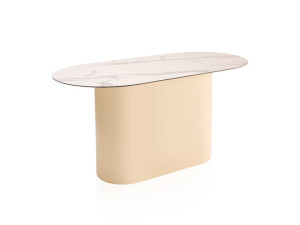 Овальный стол из натурального камня