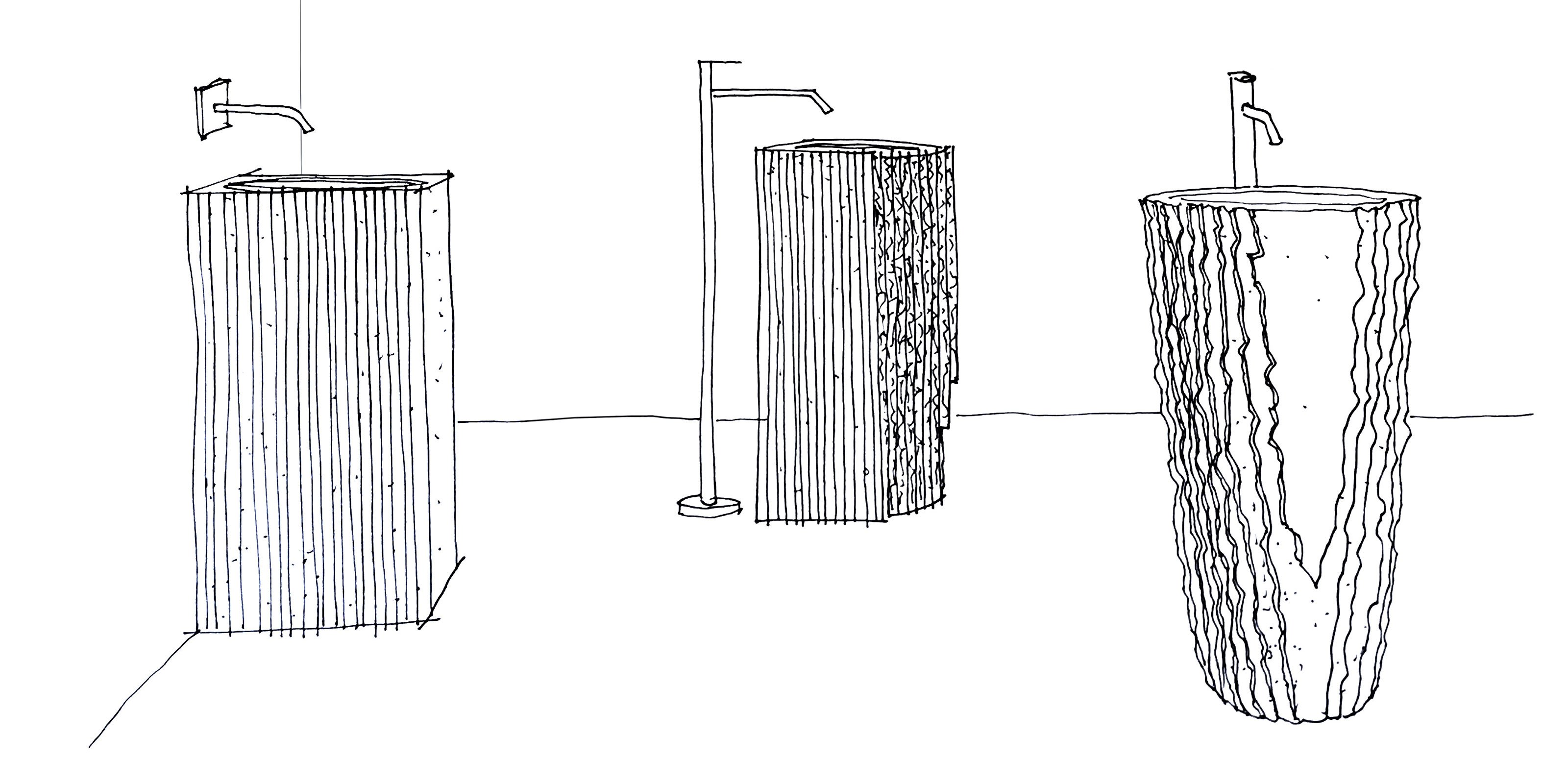 Controverso Напольная раковина стоящая прямоугольная Antoniolupi  - Вид №3