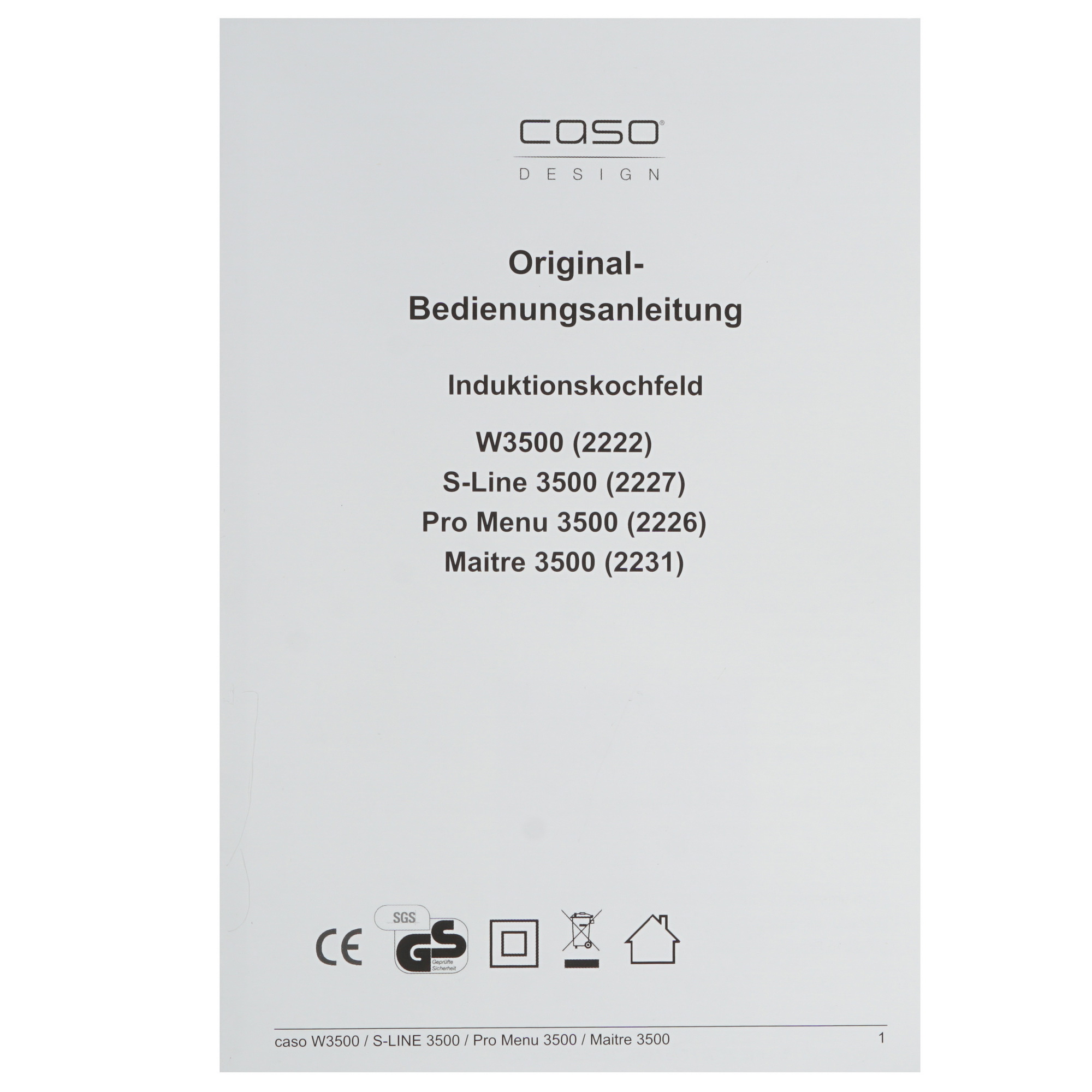 8117080 Плита компактная электрическая CASO Maitre 3500 черный STDN-0000633 - Вид №4