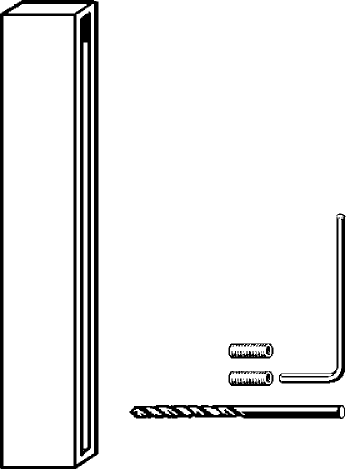 Системная техника  Viegaswift, Steptec, Viega Eco Plus, Viega Mono, панели смыва и принадлежности  T5 панели смыва и комплектующие  Комплектующие для панелей смыва для писсуаров VIEGA 605 599 *) Модель 8330.16 Santreyd  - Вид №1