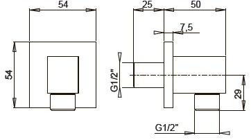 Paini 50PZ503PQ вывод для воды  - Вид №1