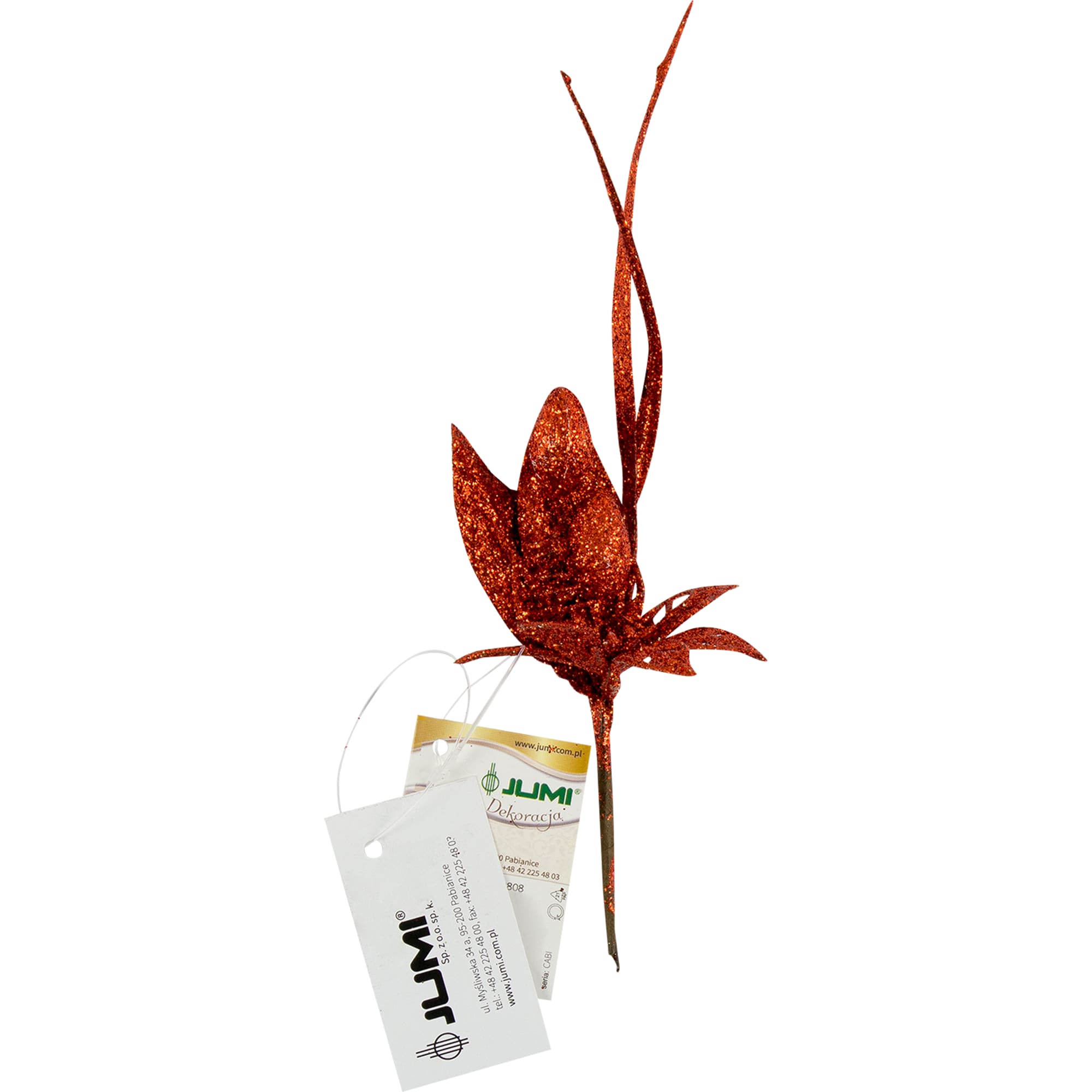 82183489 Украшение «Ветка» 22 см цвет красный Santreyd  - Вид №2