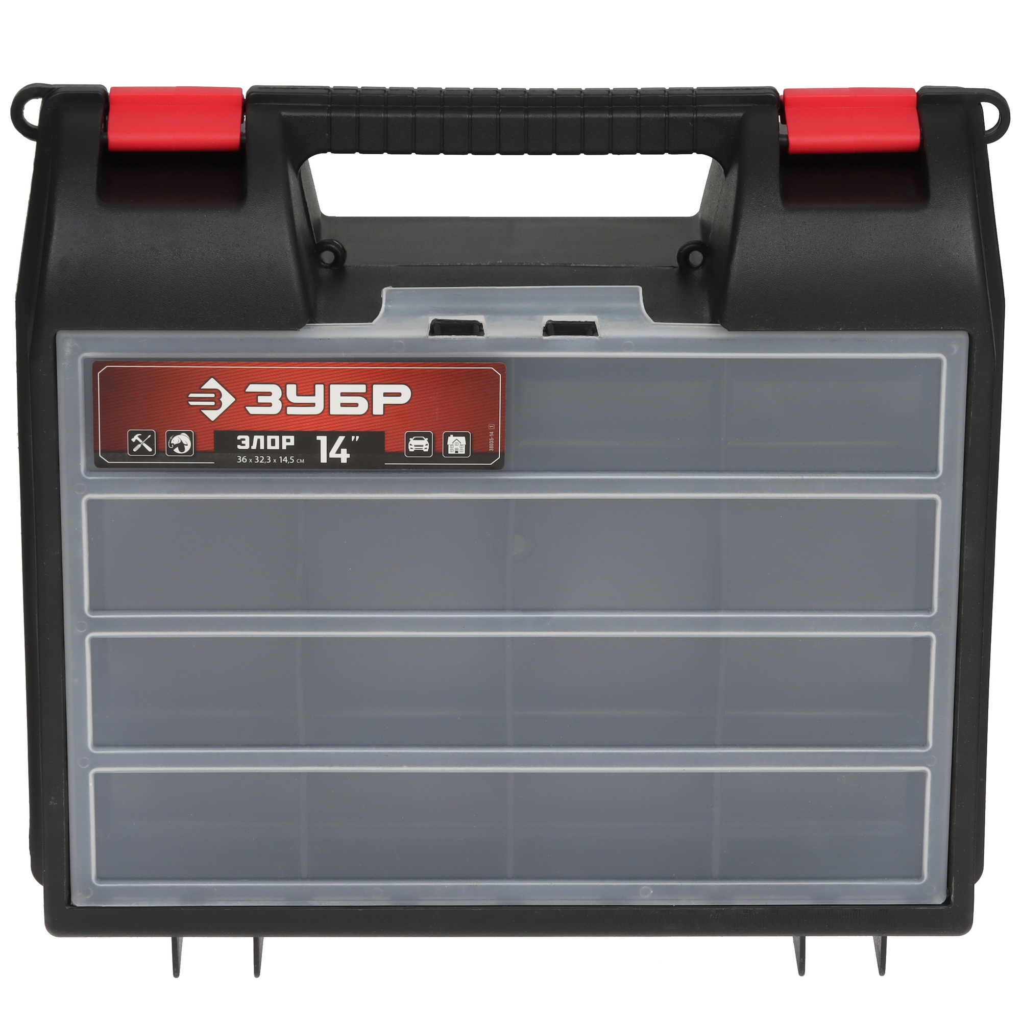 Ящик для инструмента и принадлежностей ЗУБР ЭЛОР-14 9107578 STDN-0082674 - Вид №1
