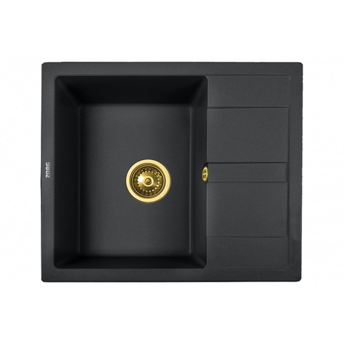 Zorg GR 580 Black Bronze Мойка кухонная прямоугольная Zorg  - Вид №1