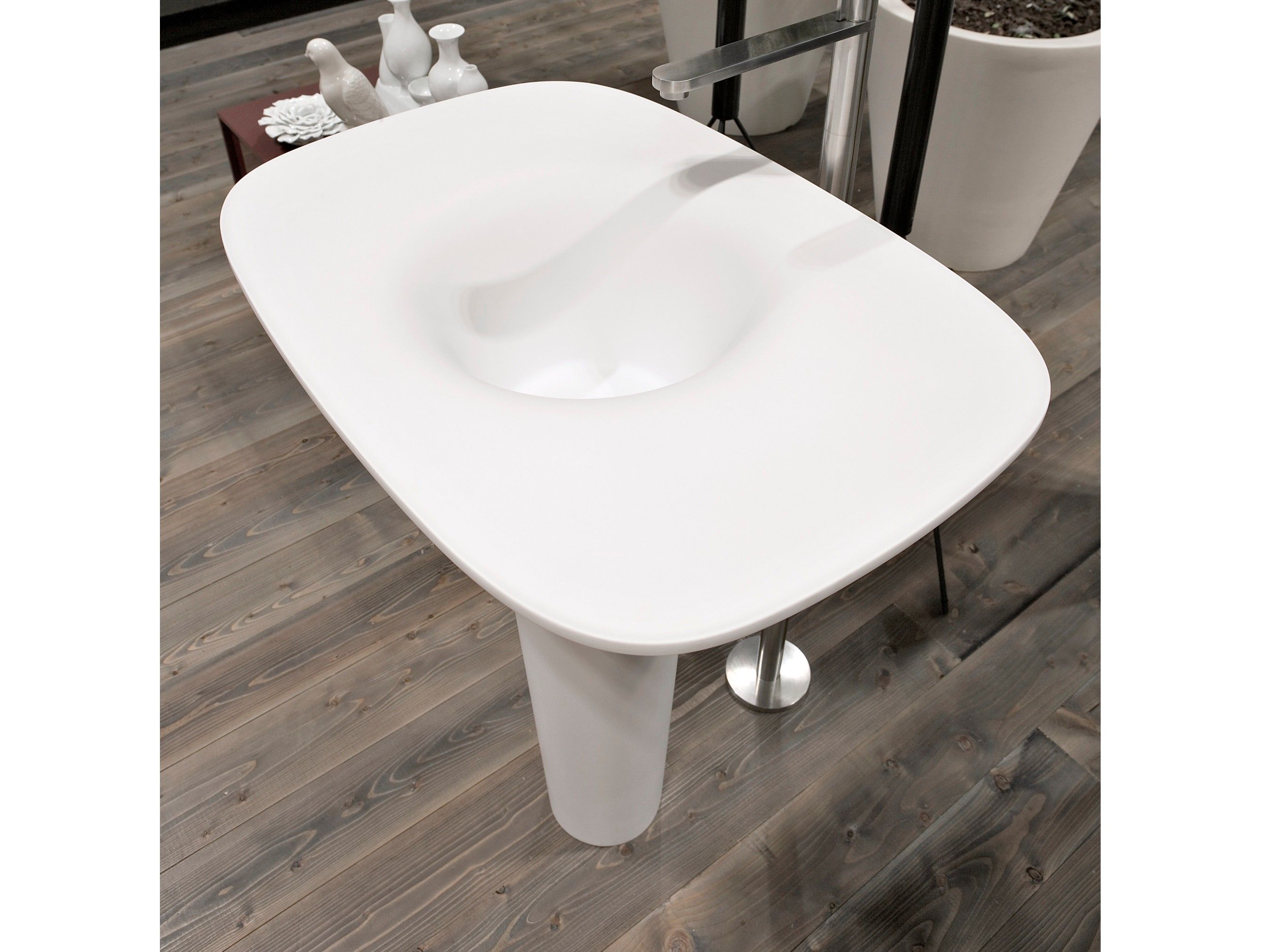 Отдельно стоящая раковина из Cristalplant® Antoniolupi TUNNEL ARCH-00031680 - Вид №1