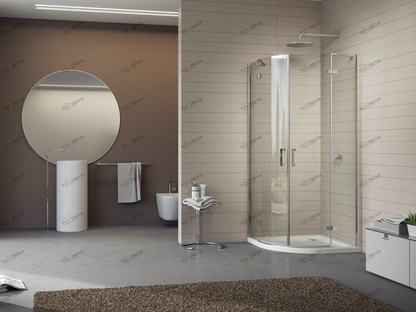 Duka Душевая кабина угловая стеклянная Vertica - con soli profili verticali Gr2p