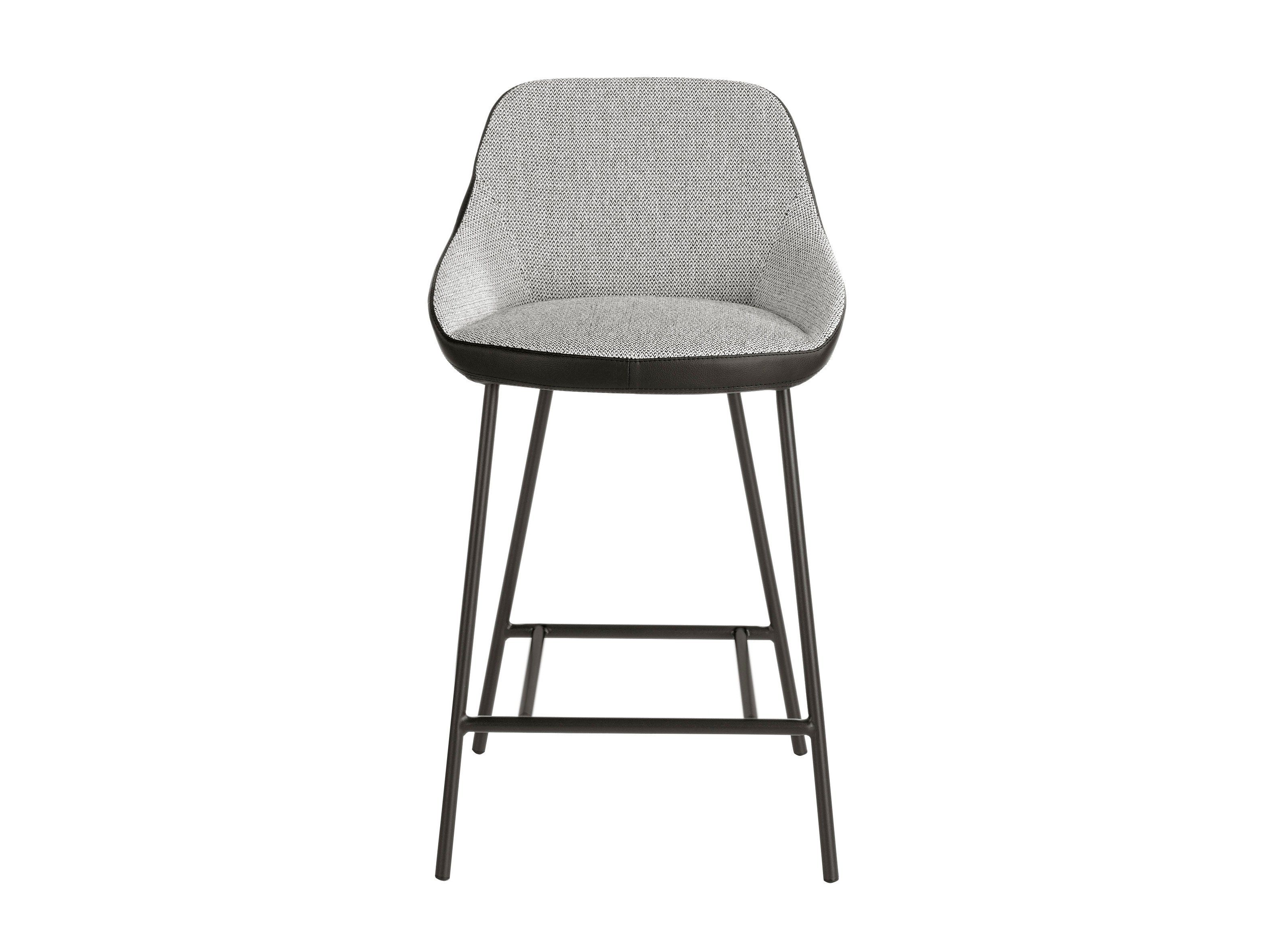 Мягкий кухонный табурет с подставкой для ног Angel Cerda New Chair ARCH-00002302 - Вид №1