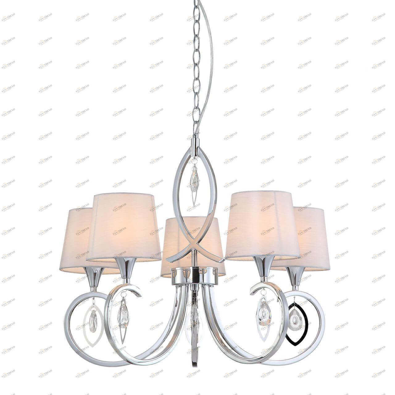 Подвесная люстра Omnilux Toritto OML-63703-05 OMNILUX ДИЗАЙНЕРСКИЕ, TORITTO 187622 Белый 