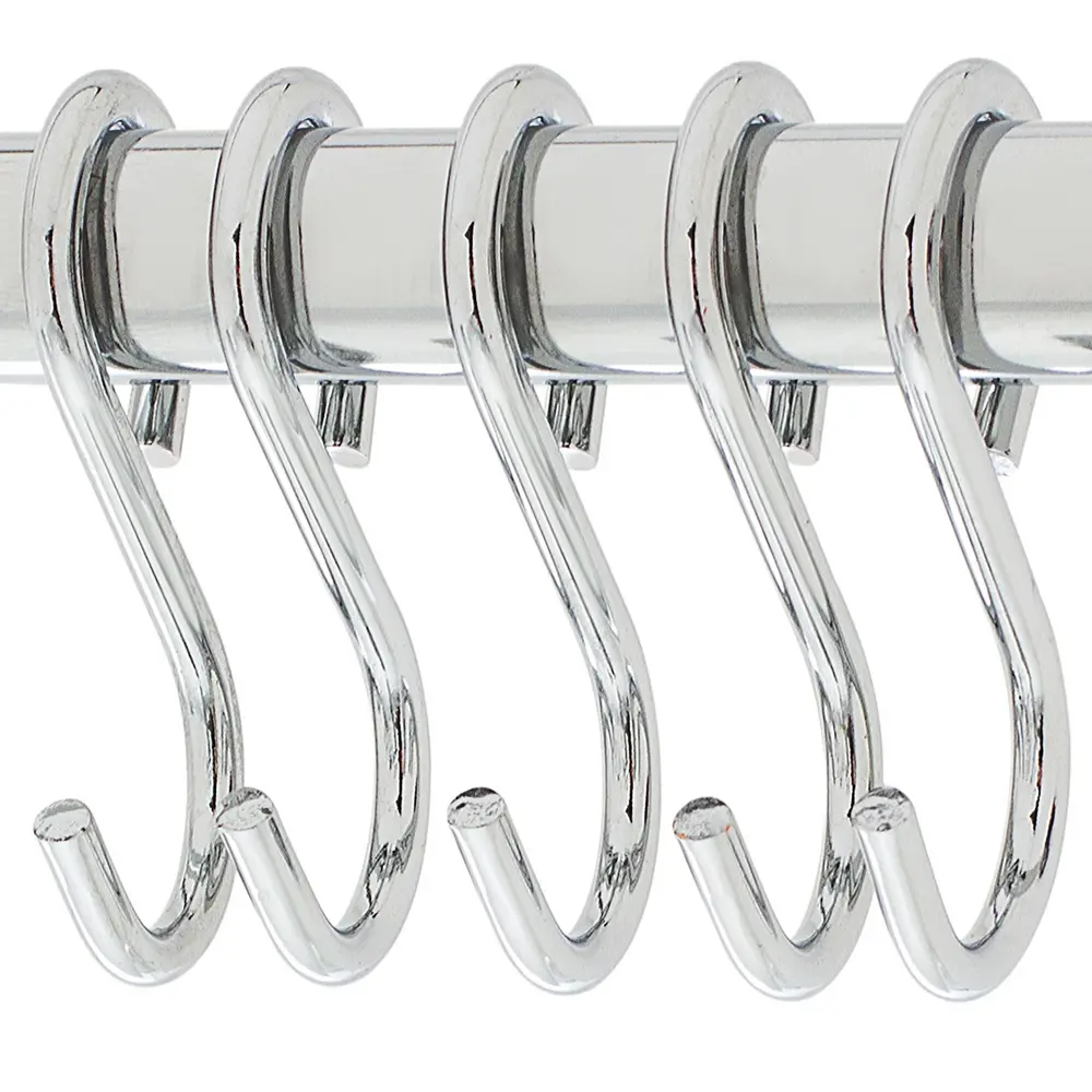Набор несъемных крючков Delinia цвет хром 5 шт STLM-2009470