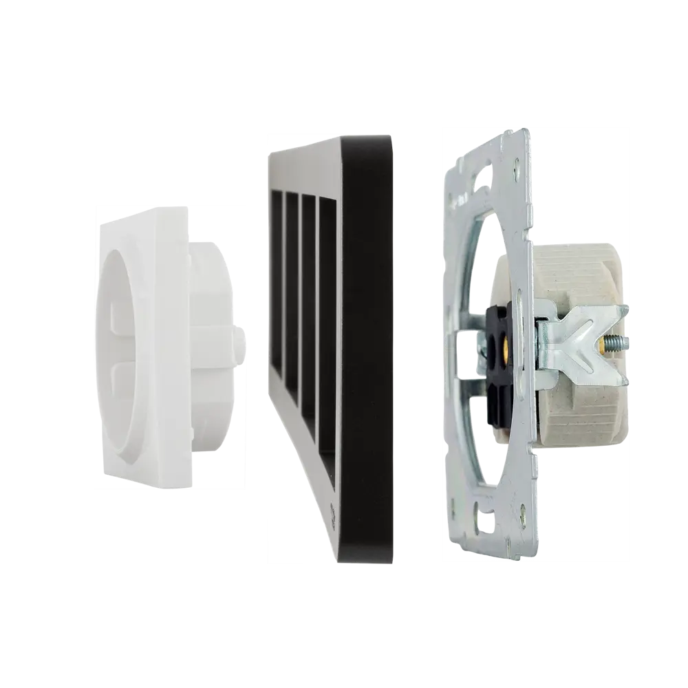 Рамка SYSTEME ELECTRIC W59 Deco для 4 розеток, графит 82593342 STLM-0030835 - Вид №3