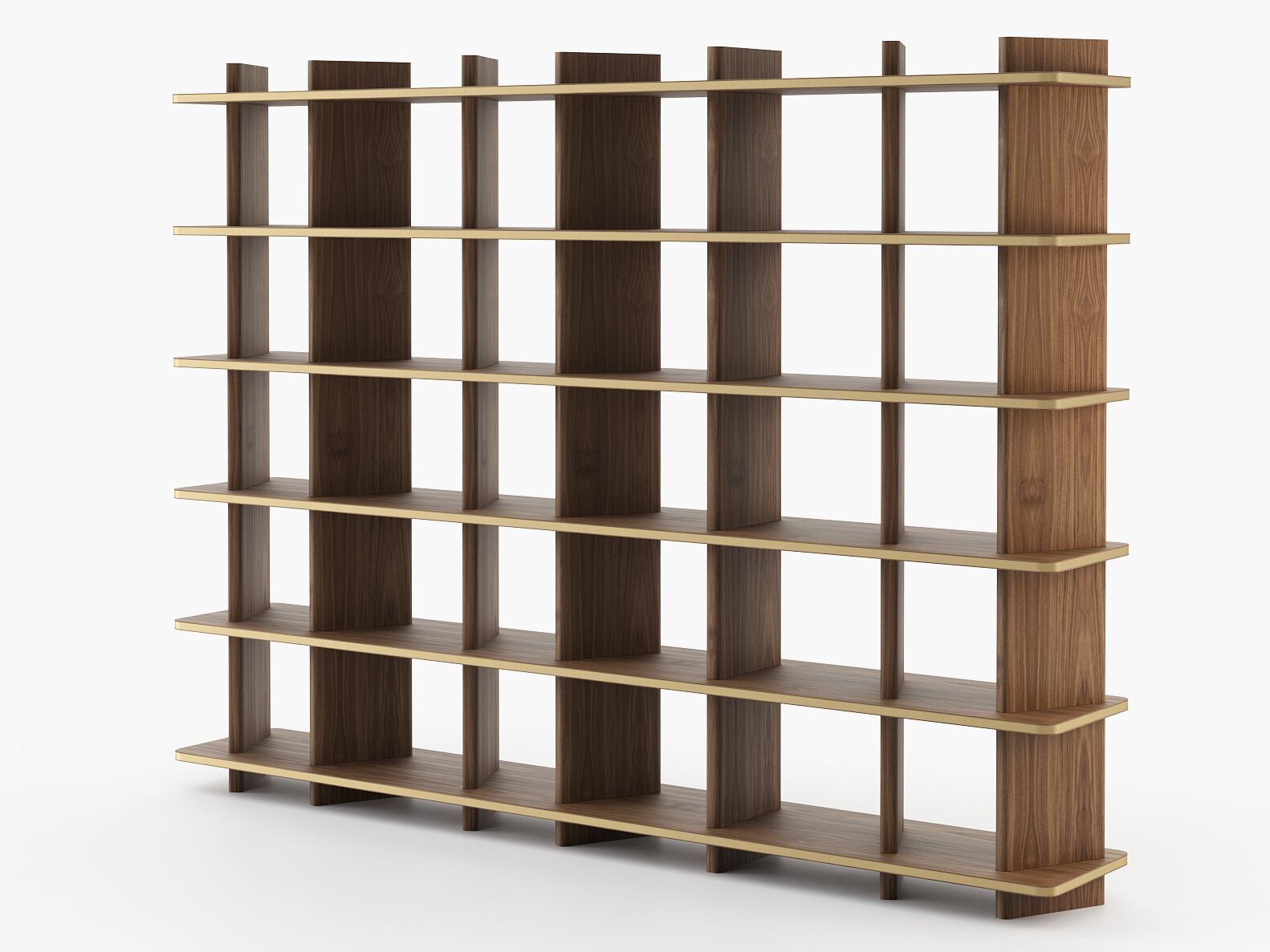 Деревянная двухсторонняя открытая Книжная полка Laskasas Essence ARCH-00135122