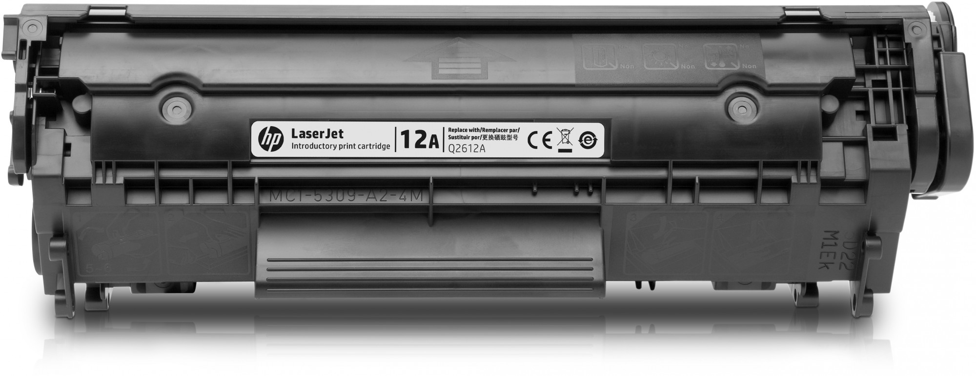 Q2612L 12l economy black original laserjet toner cartridge HP Santreyd 