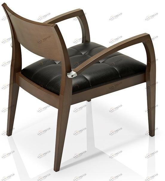JMS Кожаное кресло с подлокотниками Elie M 62ecr