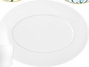 10583680 Furstenberg Сервиз столовый Furstenberg "Ореол белый" 4/18 Фарфор, Керамика