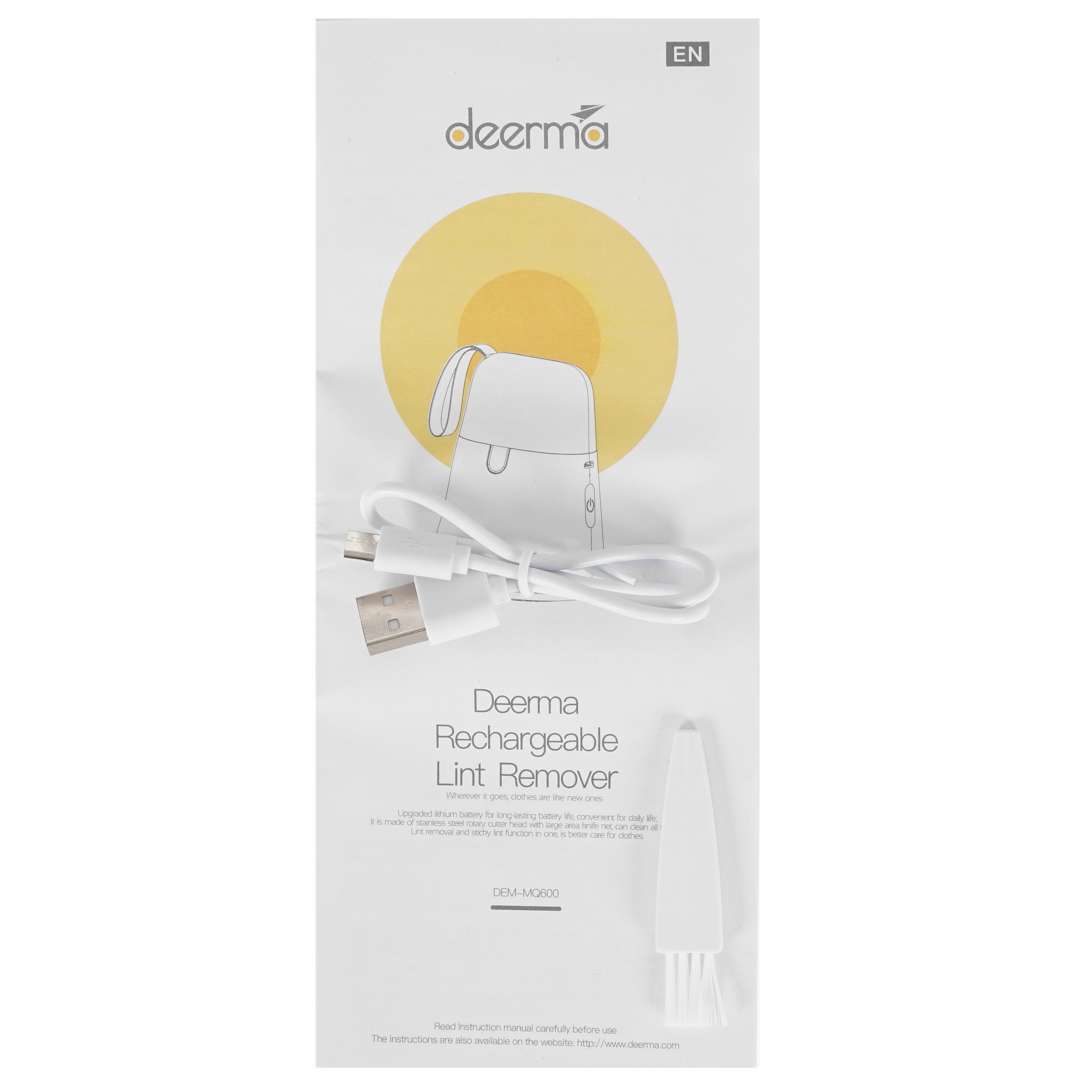 5369862 Машинка для удаления катышков Deerma DEM-MQ600 STDN-0059668 - Вид №5