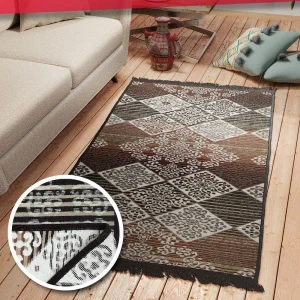 91653495 Ковер Mutas Carpet Sacil Rug КС 1262 прямоугольный 150x80 см хлопок STLM-1021839
